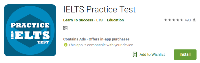 Download IELTS test App