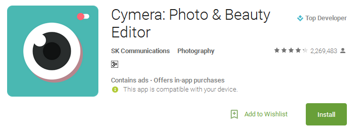 Download Cymera Photo & Beauty Editor