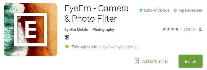 EyeEm - Camera & Photo Filter App