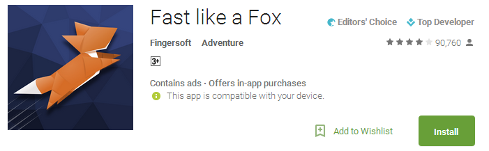 Fast like a Fox App