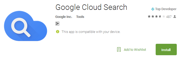Google Cloud Search App