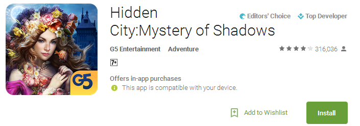 Hidden City - Mystery of Shadows