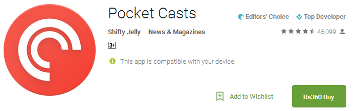 Pocket Casts App