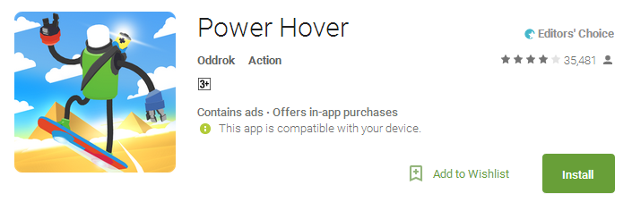 Power Hover App
