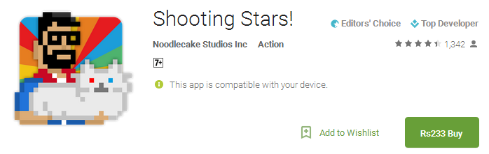 Shooting Stars App