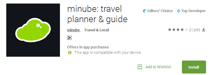 minube travel planner & guide