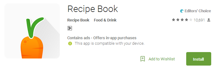 Cooking Recipe Book Apps