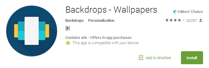 Download backdrops wallpaper App