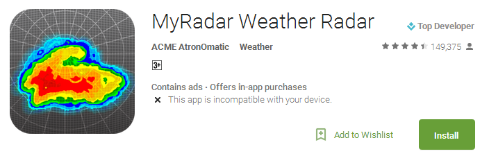 MyRadar Weather Radar App