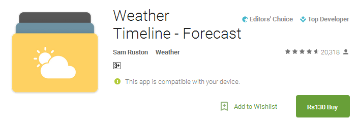 Weather Timeline - Forecast App