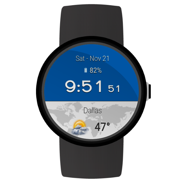 Weather and Clock Widget Android App