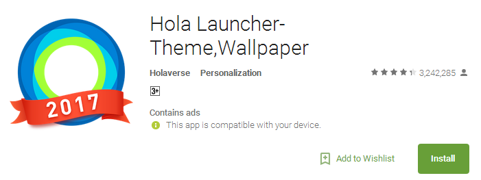 Download Hola Launcher App