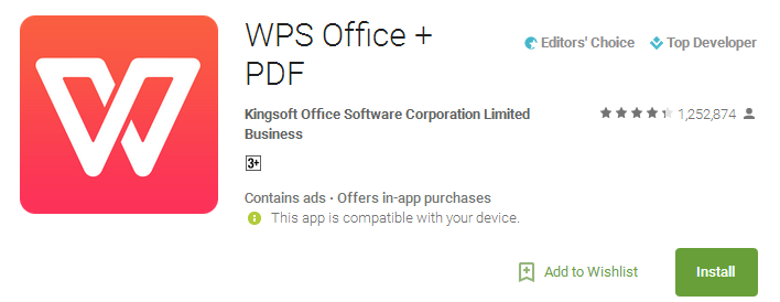 Download WPS Office + PDF App