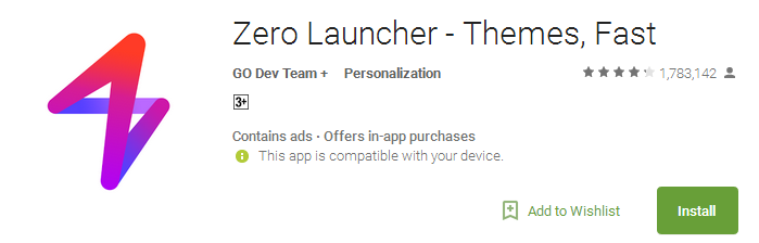 Download Zero Launcher App