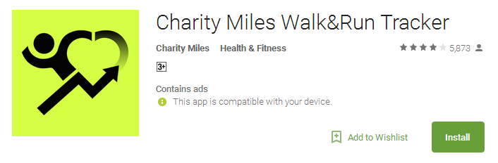 free download Charity Miles App