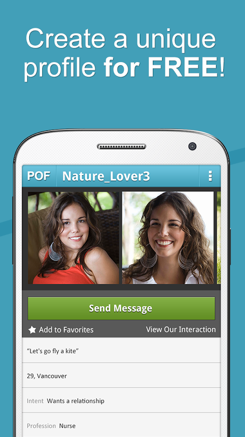 POF Free Dating App Best Android Apps from Google Play