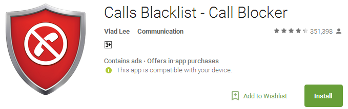 Calls Blacklist - Call Blocker Apps