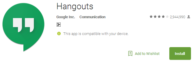 Download Hangouts App
