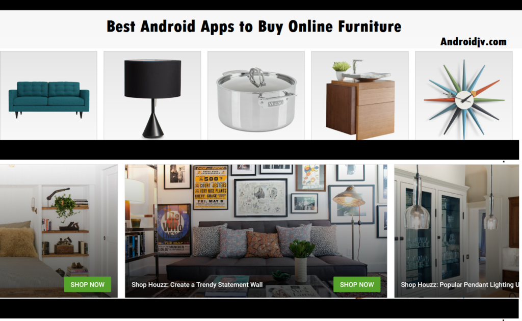 Best Android Apps to Buy Online Furniture