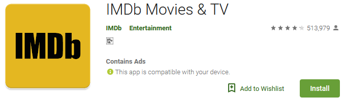 Download IMDb Movies & TV App