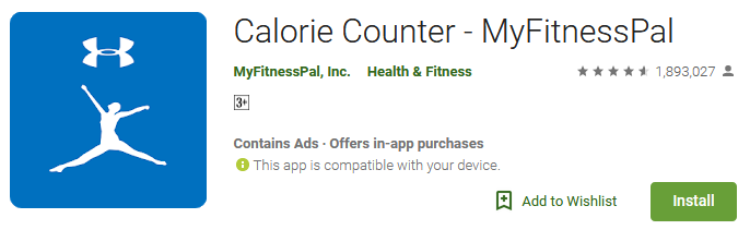 Download Calorie Counter - MyFitnessPal