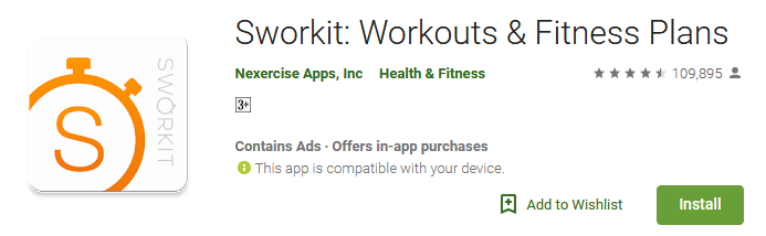 Download Sworkit - Workouts & Fitness Plans