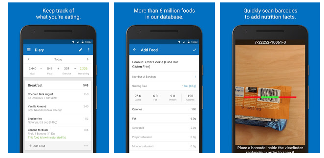 Free Download Calorie Counter - MyFitnessPal app