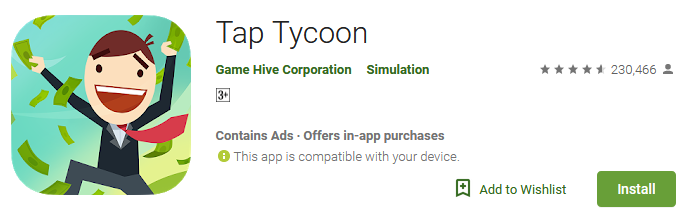 Download Tap Tycoon App