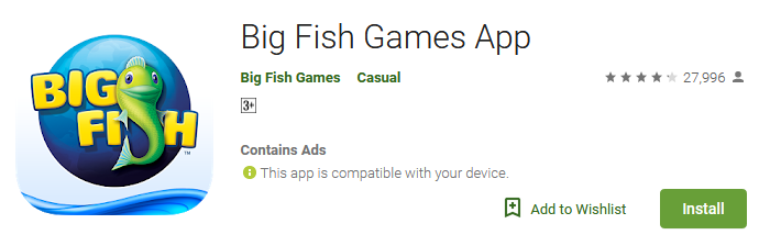 Download Big Fish Games App