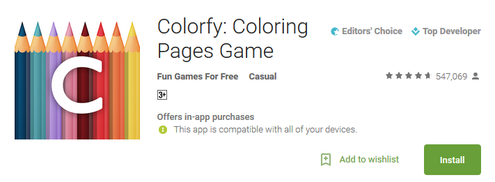 Colorfy-coloring book free