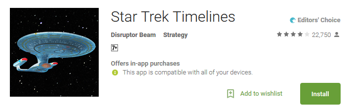 Star Trek Timelines