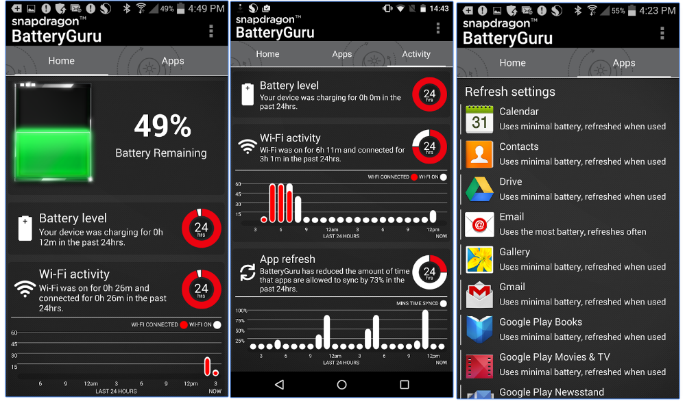 battery guru snapdragon