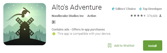Alto's Adventure App