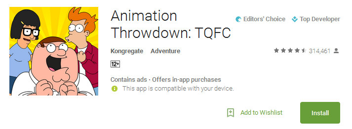 Animation Throwdown Game Download