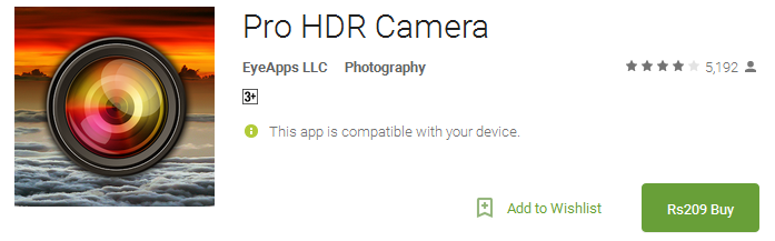 Download Pro HDR Camera