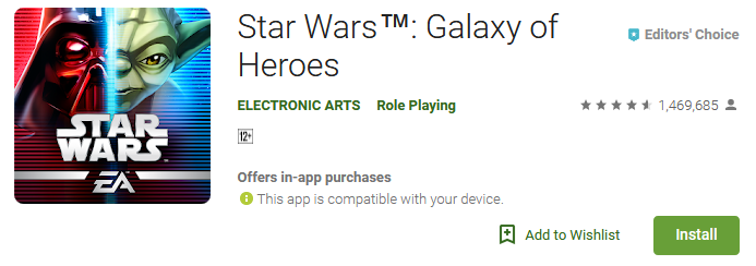 Download Star Wars : Galaxy of Heroes