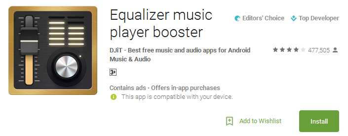 Equalizer music player booster App