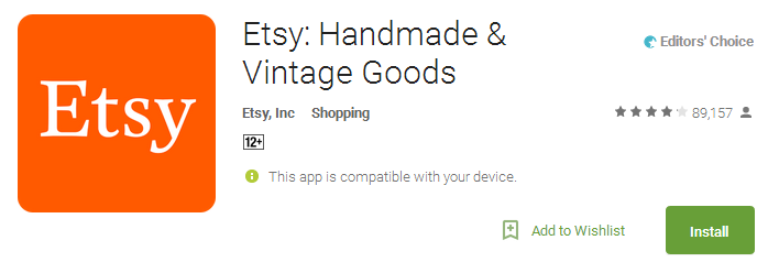 Etsy - Handmade & Vintage Goods