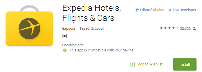 Expedia Hotels, Flights & Cars