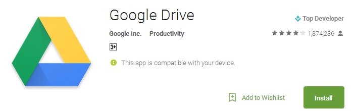 Google Drive App