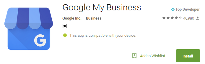 Google My Business App