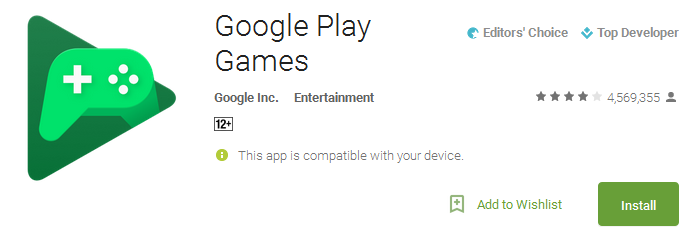 Google Play Games App