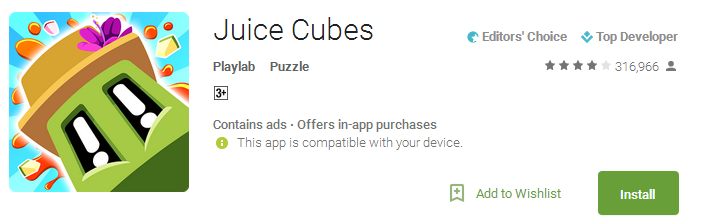 Juice Cubes App