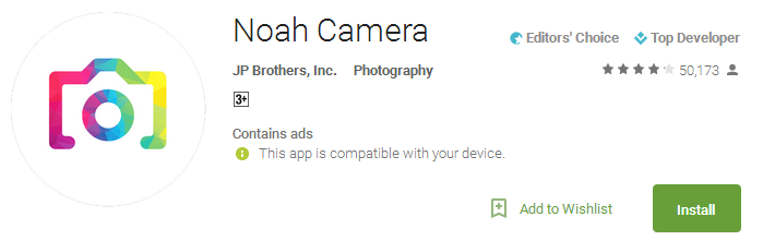 Noah Camera App