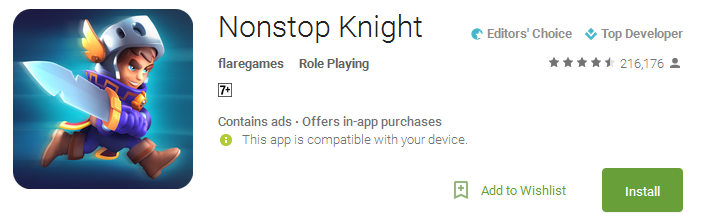 Nonstop Knight App