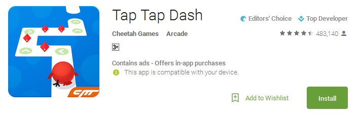 Tap Tap Dash App