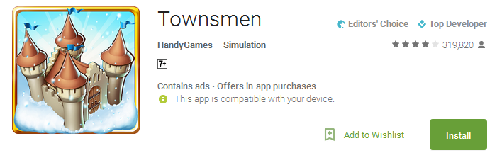 Townsmen App