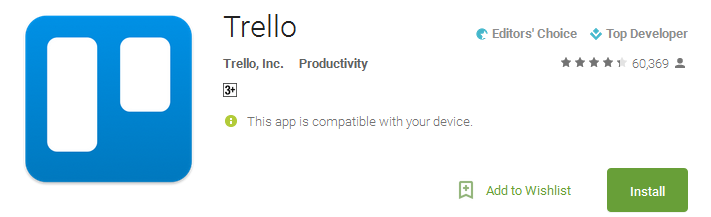 Trello Productivity App