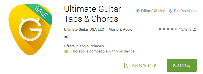 Ultimate Guitar Tabs & Chords App