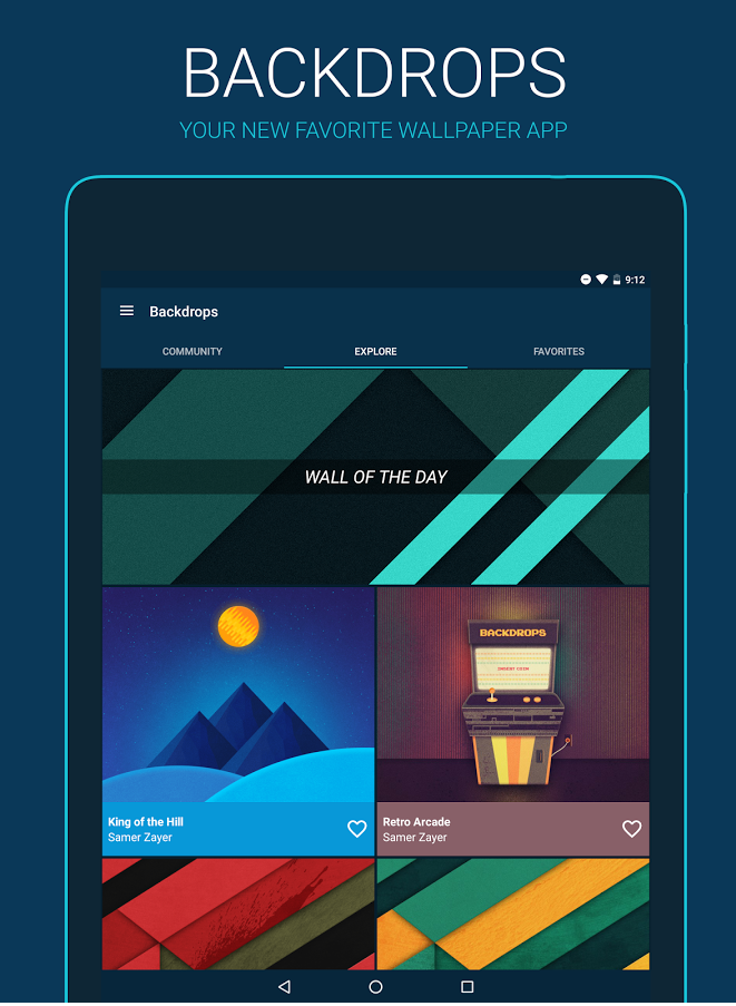 Backdrops Wallpaper App